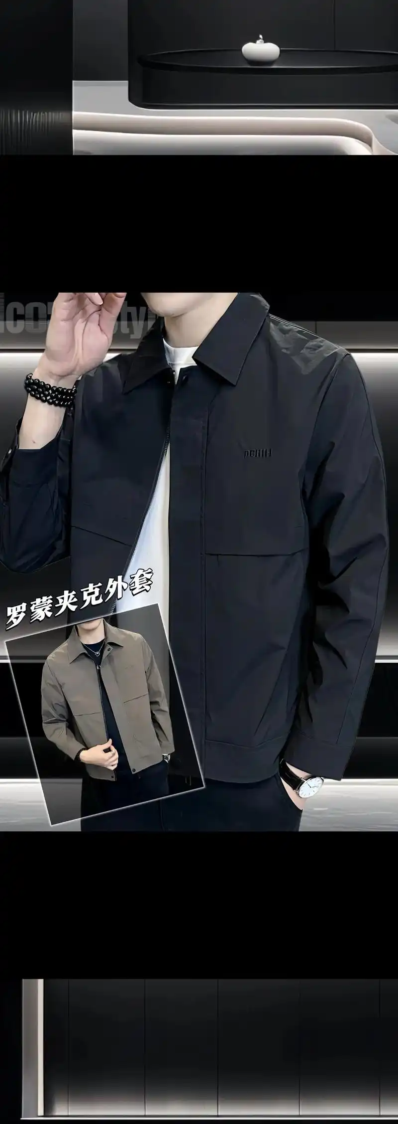 94罗蒙翻领外套,男士轻熟风的绝佳之选.94 2024 秋装新款