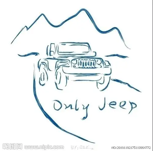 jeep牧马人简笔画图片
