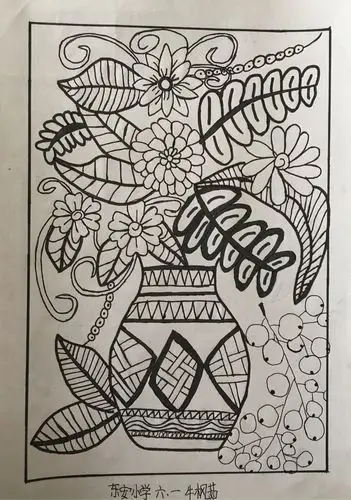 东安小学之黑白画系列二