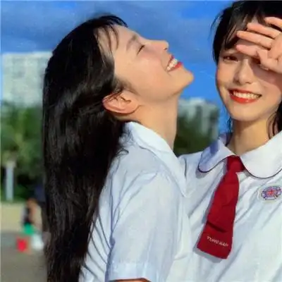 高级感港风闺蜜头像图片