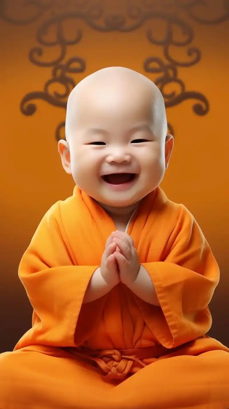 这也太可爱了吧#小和尚 #禅悟人生 #修心修行 #魔法画师  - 抖音