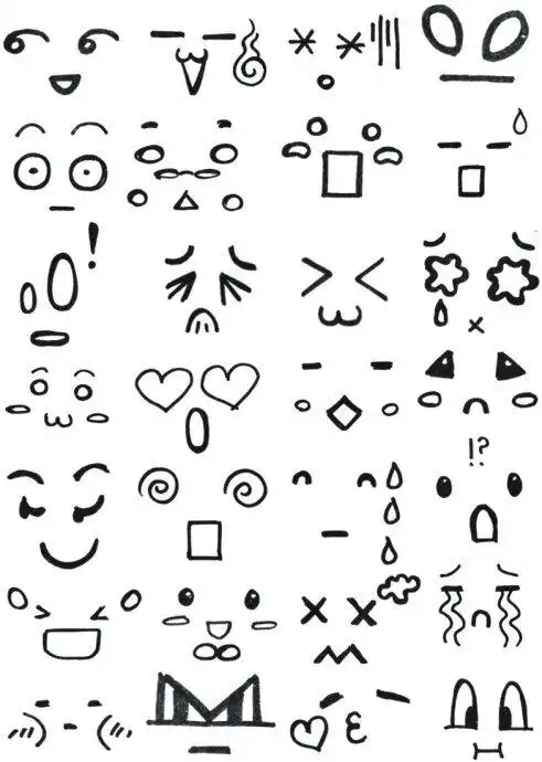 简单易学的手账表情(2)