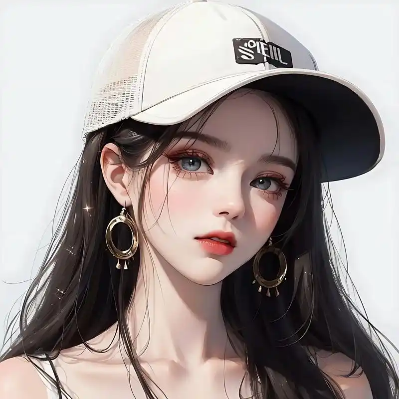 二次元带帽甜酷女生头像.#女生头像 #优质头像 #拽姐头像  - 抖音