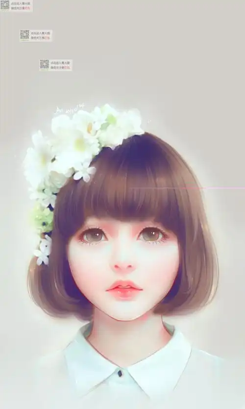 真人照片转手绘头像q版卡通绘画肖像漫画人物ps设计定制logo