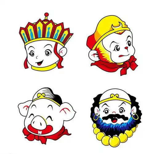 西游记师徒四人卡通头像