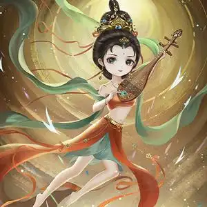 q版古风十字绣美女天外飞仙2022新款diy手工自己绣敦煌飞天刺绣