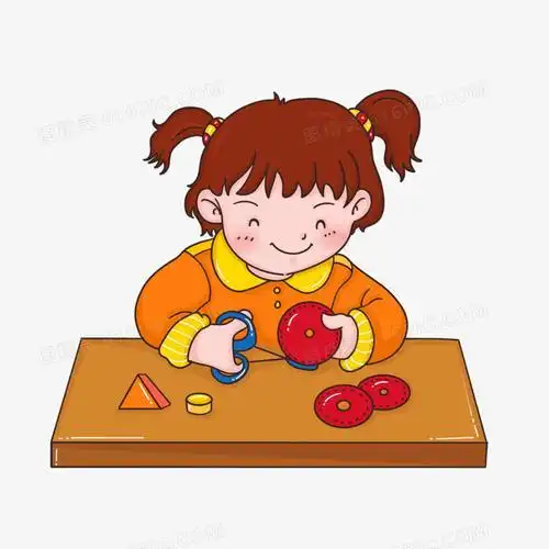 关键词做手工手工课美术课动手动手能力人物儿童小女孩剪纸卡通免抠