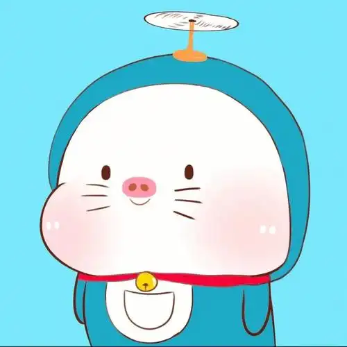 蓝胖子情侣头像系列