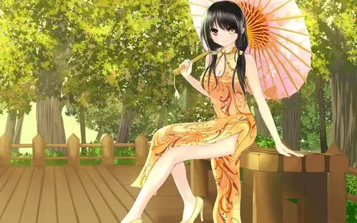 好看的动漫美女锁屏高清电脑壁纸