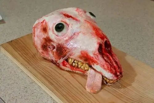 美味的蛋糕却有着恐怖血腥的外表 你敢吃吗?