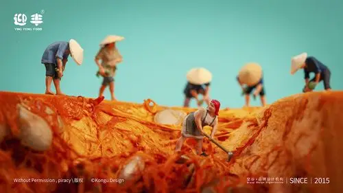 干货定制拍摄 商业摄影 创意摄影 微距小人摄影