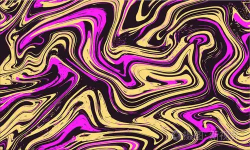 大理石纹理无缝背景.抽象液体效果颜色图案.