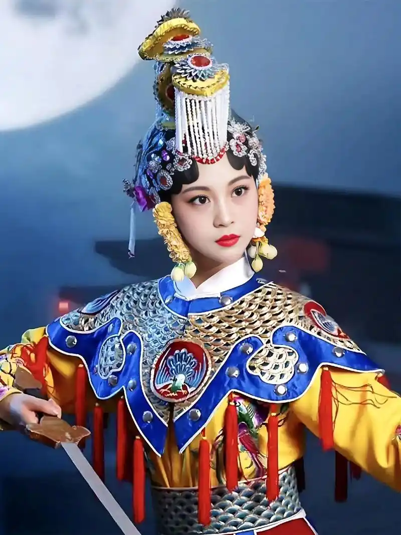 戏曲写真 #国粹戏服 #京剧花旦 #扮上戏曲摄影 - 抖音