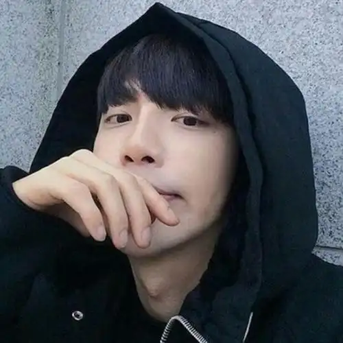 黑色连帽衫头像