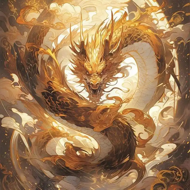 中国金龙 - 又作五爪金龙,拥有高贵无比的气势,相传五爪金龙本是一条