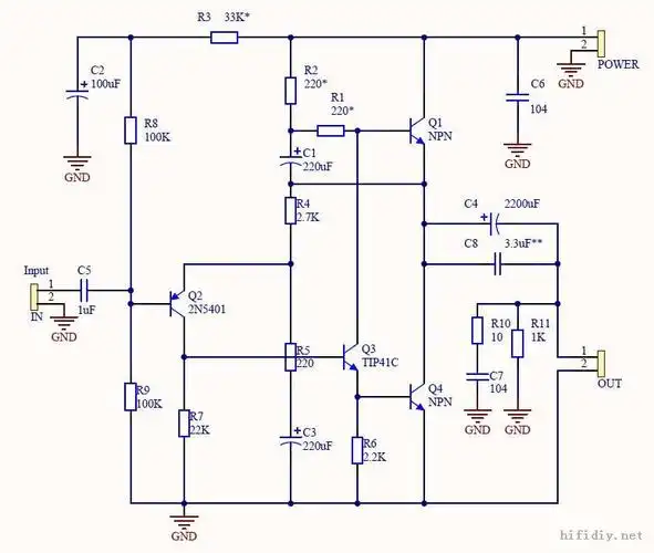jfetboz前级洞洞板图
