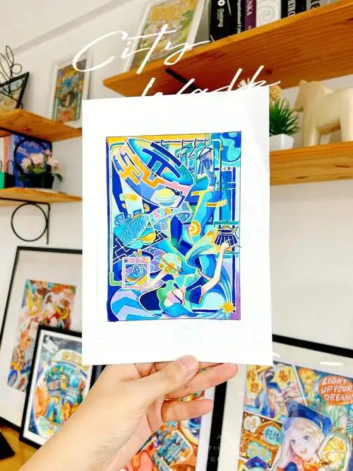 马克笔手绘海报元宇宙