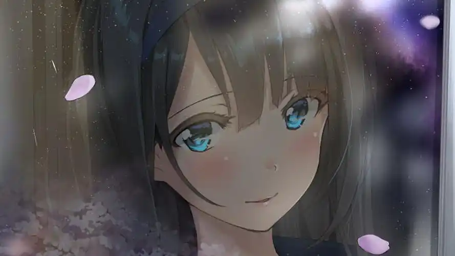 二次元樱花桌面壁纸