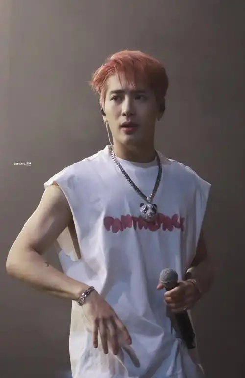 王嘉尔嗨放派##看熊猫团巡演一定要穿雨衣