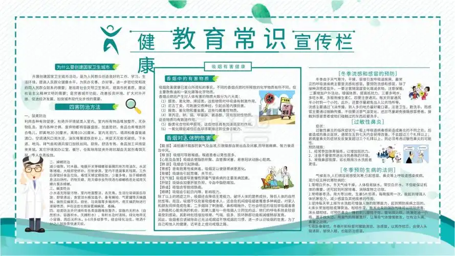 健康教育常识宣传栏