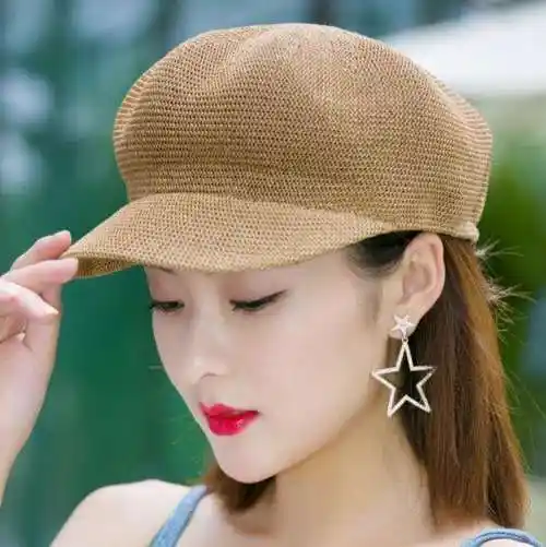 今年流行的帽子女2021年新款女款e春秋女士太阳帽夏季休闲遮阳帽