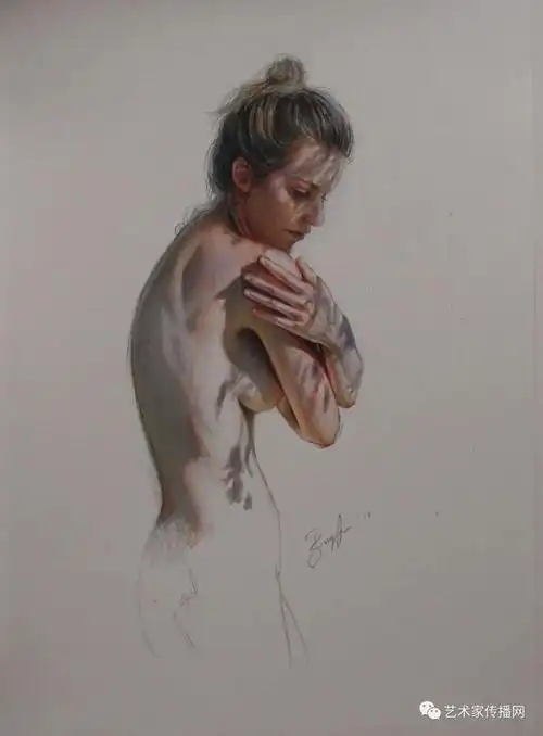 澳大利亚绘画美女画家描绘的女人体