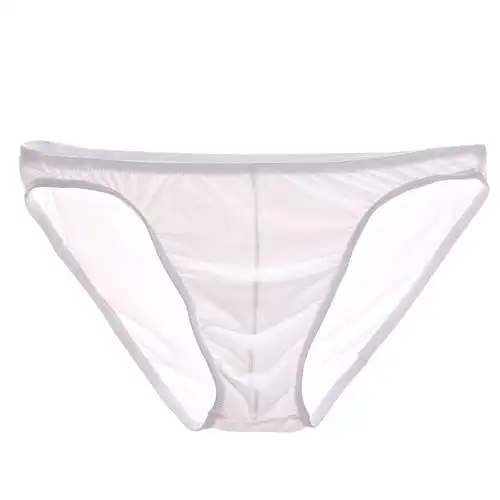 莫代尔薄款性感低腰u凸囊袋紧身小三角裤头简约纯色隐形男士内裤