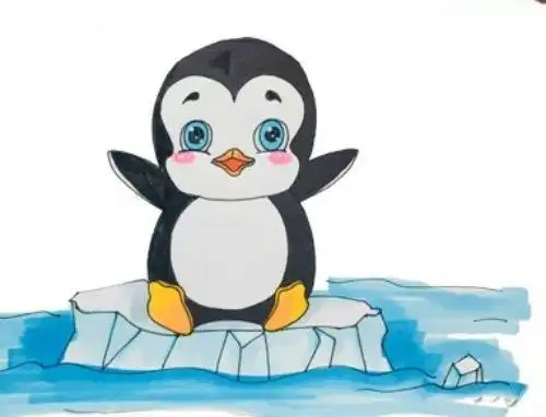 企鹅简笔画怎么画漂亮 企鹅简笔画彩色教程