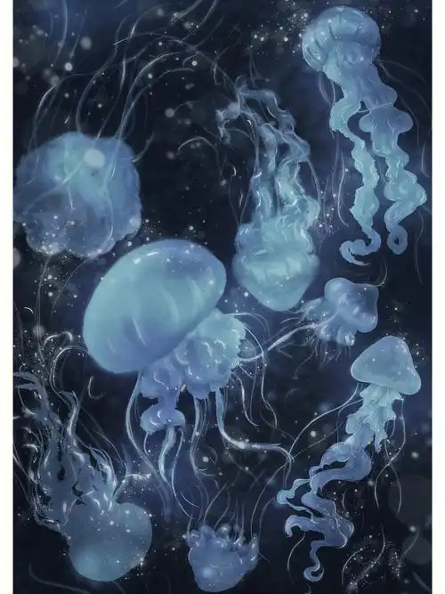 《水中舞者》插画#插画  #插画分享  #原创插画