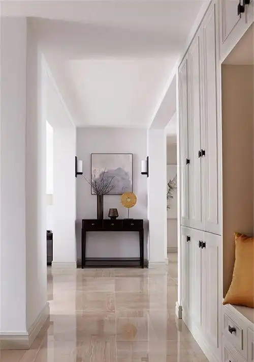 现代简约四居室玄关走廊装修效果图大全