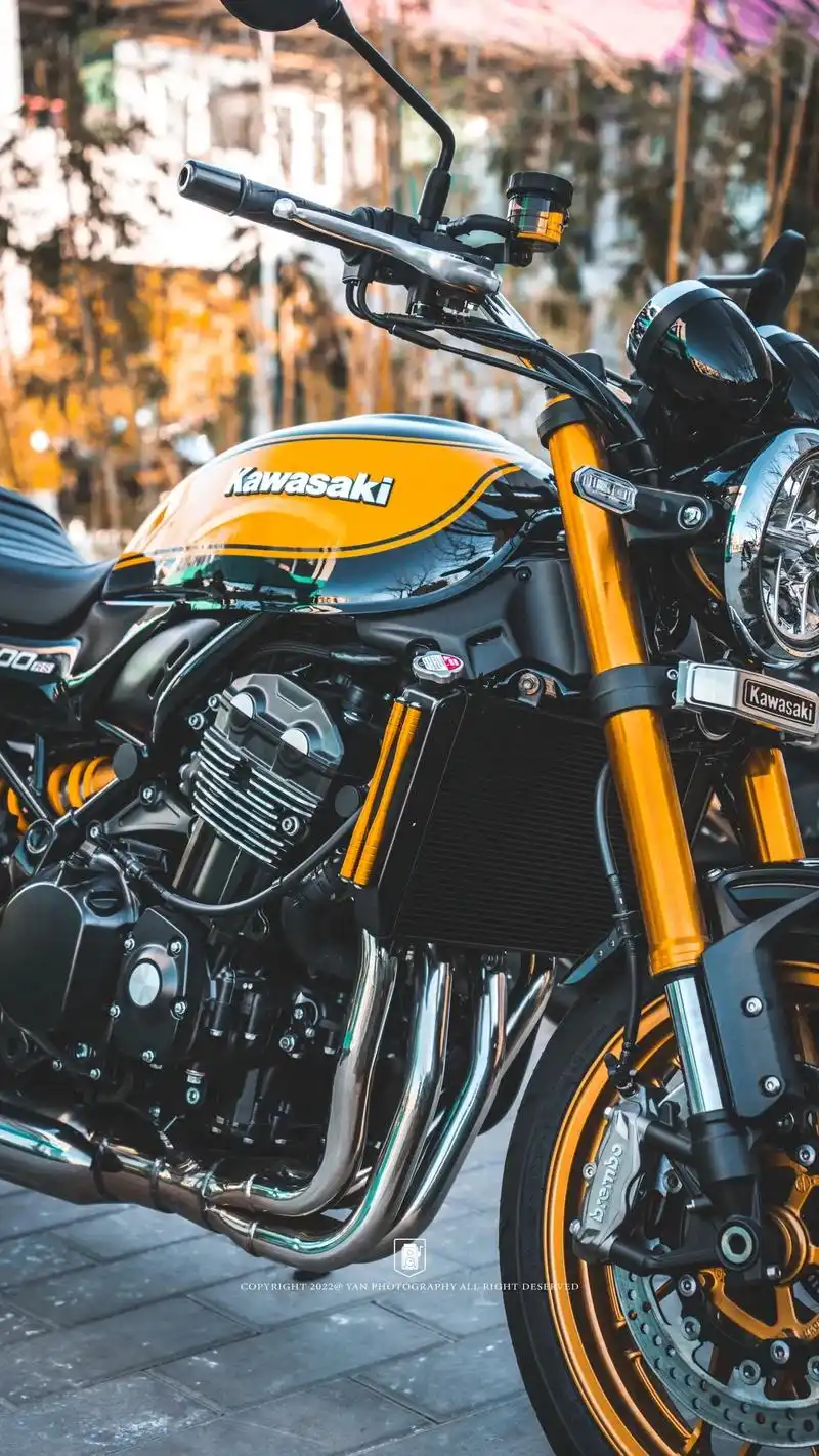 一组川崎z900rs的壁纸.#机车摄影 #川崎 #z900r - 抖音