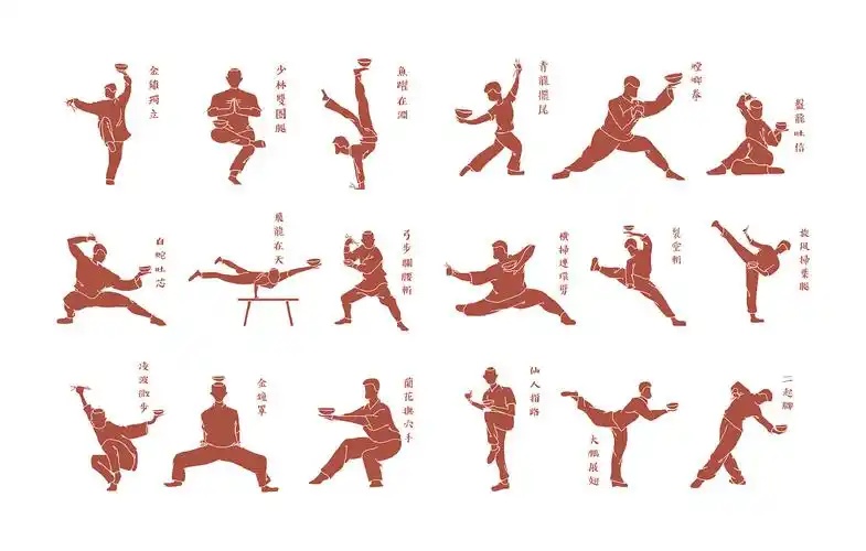 用中國武林招式與吃麵文化結合一起,用有趣的插畫表達方式來吸引更多