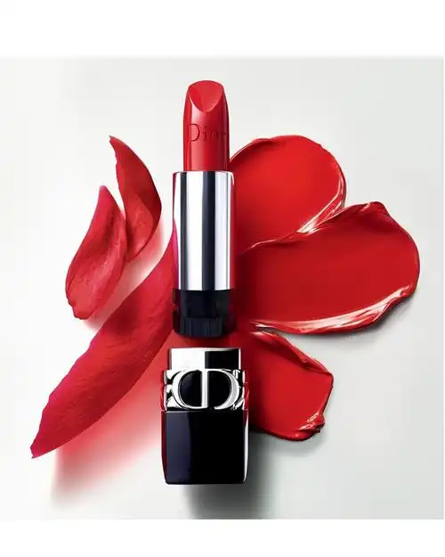 法国dior迪奥烈艳蓝金丝绒口红唇膏35g760复古正红