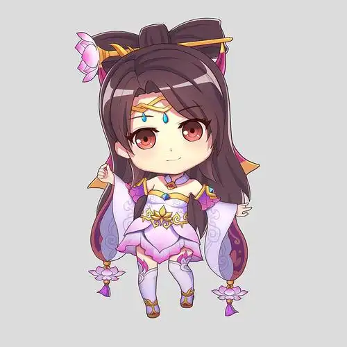 q版貂蝉附过程图顺带搭上吕布