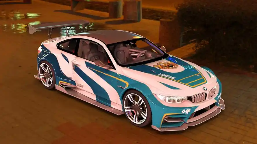 宝马m4f82炫酷跑车,汽车-回车桌面