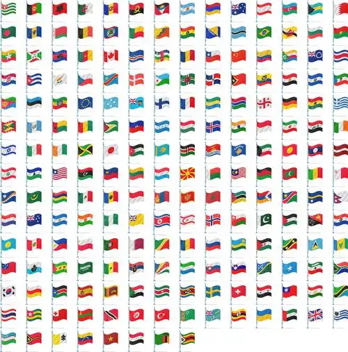 各国国旗设计矢量素材