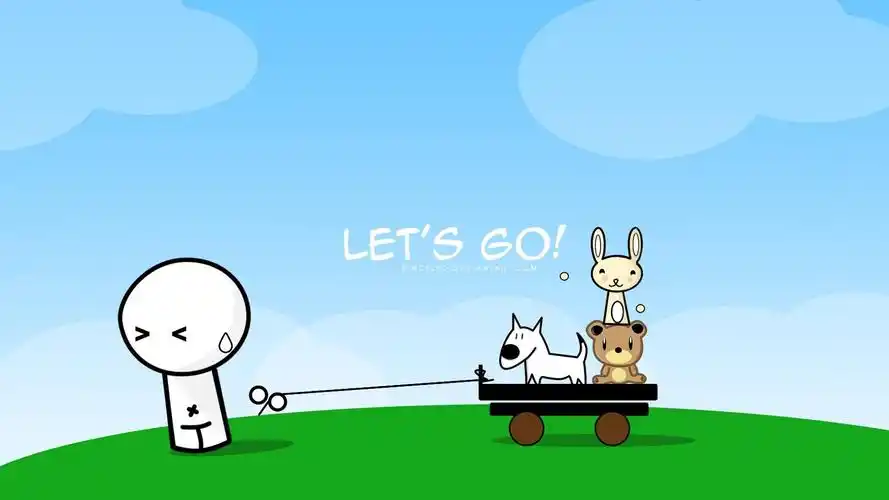 高清pincel3d 简约卡通壁纸