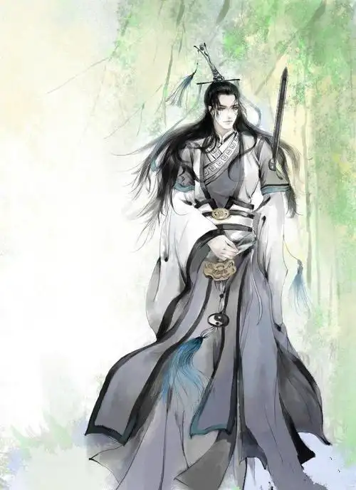 古风男子 古装 美术 原画 男子 古风人物 古代男子 男性 中国风 人物