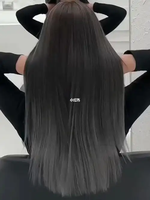 永不过时黑茶色渐变深灰色尾染73纯欲风t