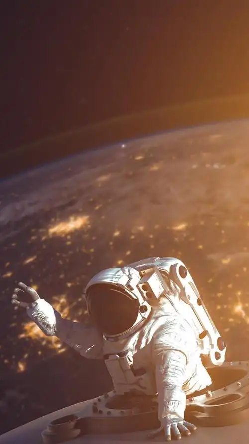 ins超火宇航员太空背景图,高清图片,手机壁纸