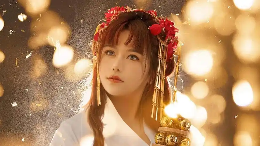 神明少女唯美迷人写真,高清壁纸,美女图片-回车桌面