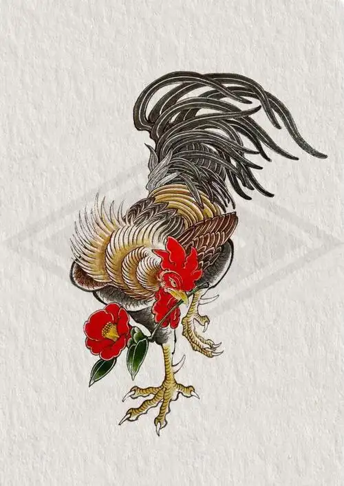 男士鸡儿纹身