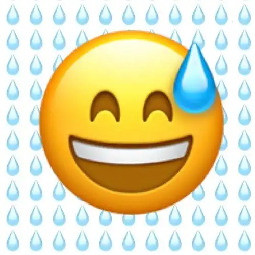 小黄脸滴汗表情包滴汗小黄脸表情