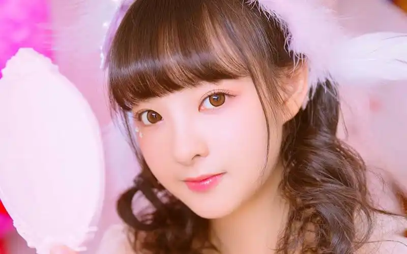 可爱萝莉粉色公主裙甜美高清写真图片壁纸