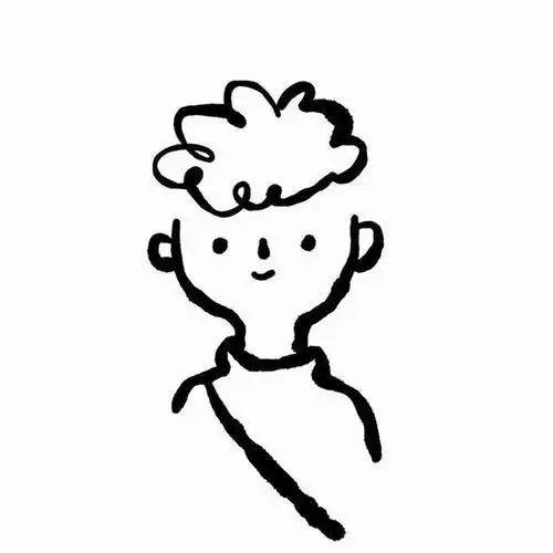 阔爱的男生简笔画头像每天学一幅简笔画-可爱的男孩女孩简笔画头像