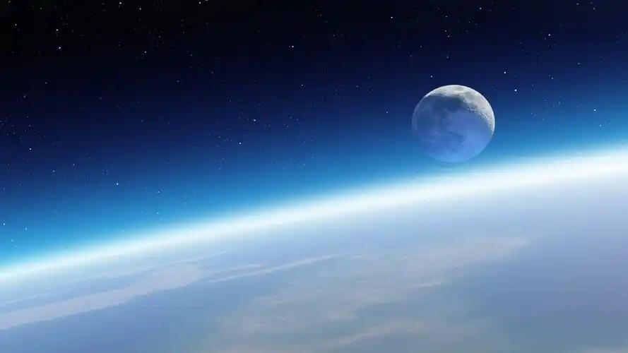 壁纸 美丽的太空,地球,月亮 3840x2160 uhd 4k 高清壁纸, 图片, 照片