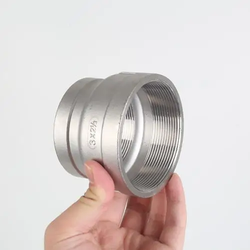 304不锈钢内丝变径管古直接4/6分异径内接直通水管接头大小头管箍