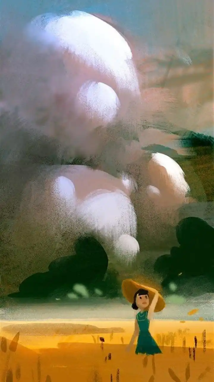 小清新梦幻插画唯美高清手机壁纸