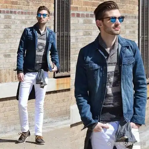 欧美时尚潮男街拍:随意穿搭都惊艳