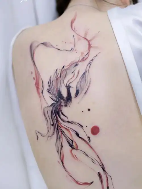 抽象北京纹身涅盘之后可见重生之美